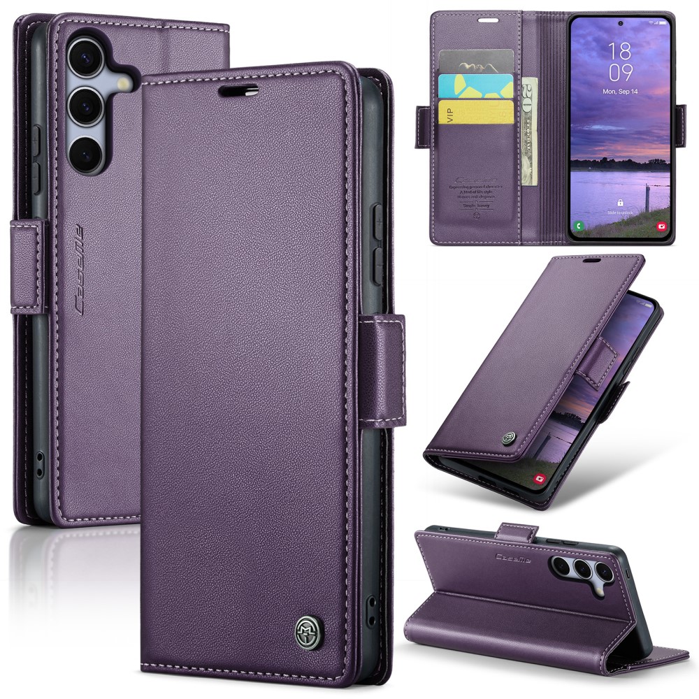 Pouzdro na Samsung Galaxy S25+ CASEME smooth fialové