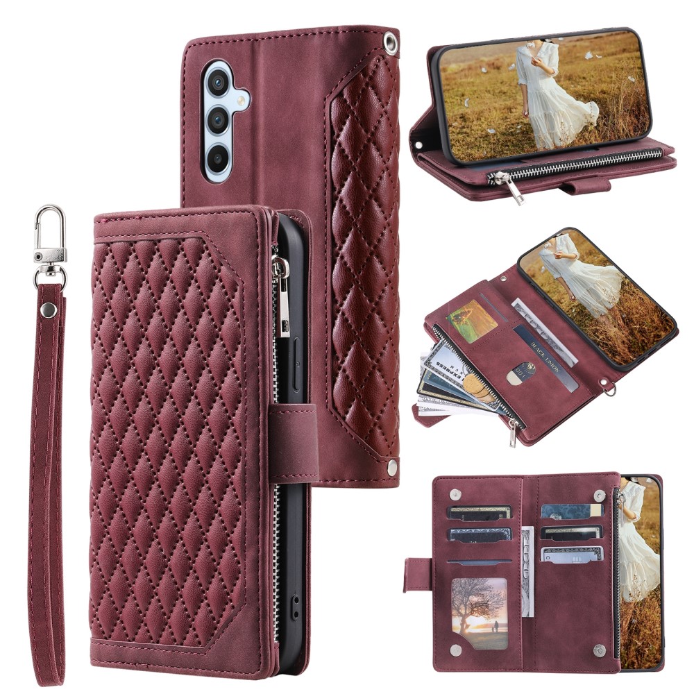 Pouzdro na Samsung Galaxy S25+ Luxury Double Layer vínové