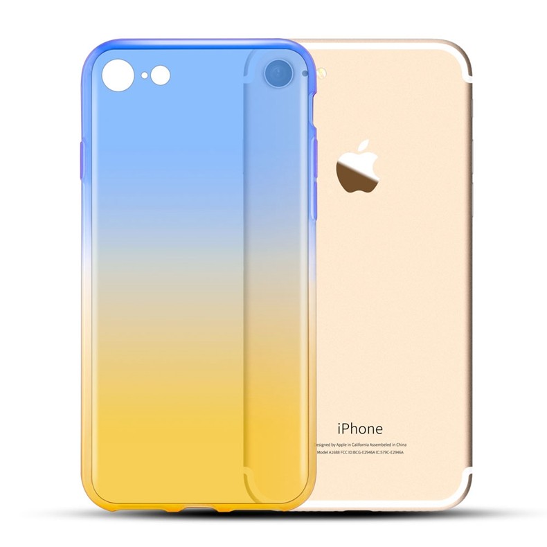 Kryt na iPhone 7 / 8 / SE ( 2020 / 2022 ) gumový Two colors modrý