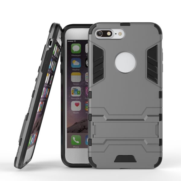 Kryt na iPhone 7 Plus / 8 Plus army clip šedý