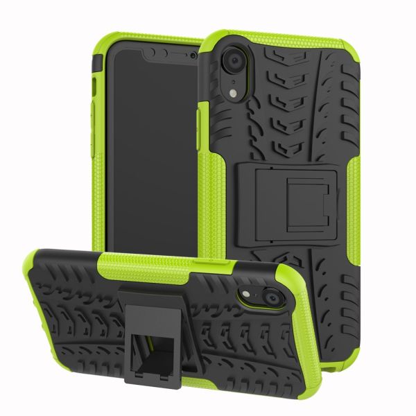 Kryt na iPhone Xr odolný Tire zelený