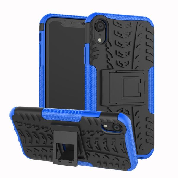 Kryt na iPhone Xr odolný Tire modrý