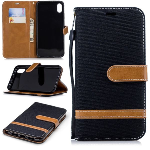 Pouzdro pro iPhone Xr Jeans černé