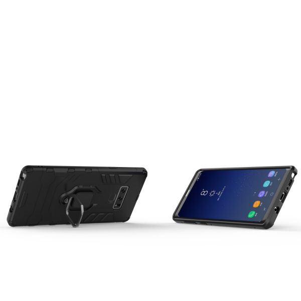Kryt na Samsung Galaxy Note 9 Army magnet clip černý