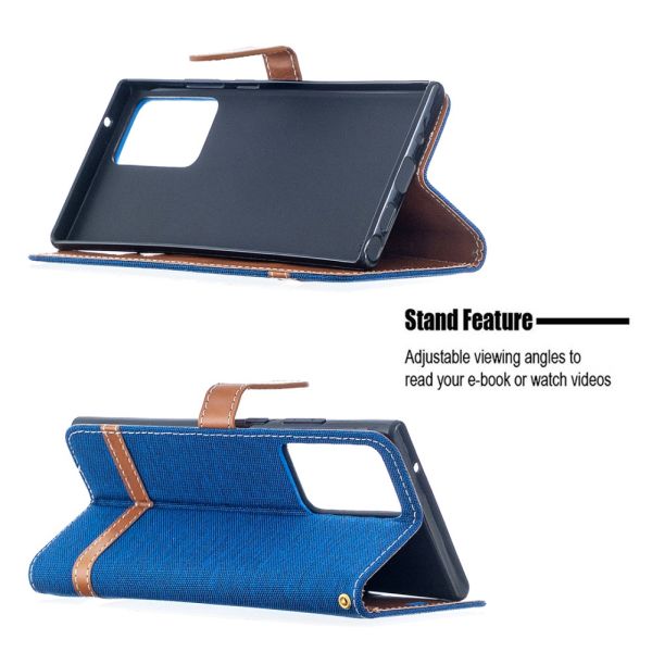 Pouzdro na Samsung Galaxy Note 20 Ultra Jeans modré