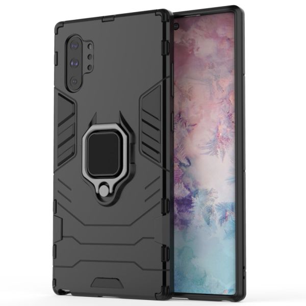 Kryt na Samsung Galaxy Note 10 Plus Magnet ring černý