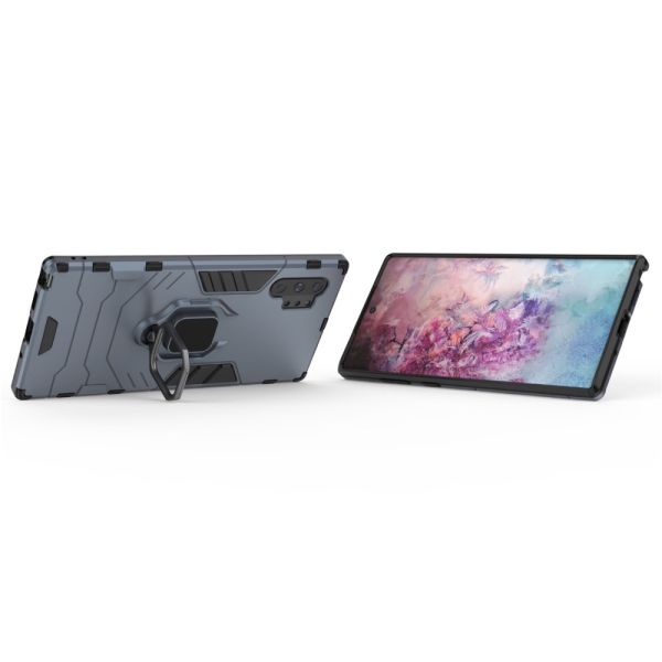 Kryt na Samsung Galaxy Note 10 Plus Magnet ring modrý