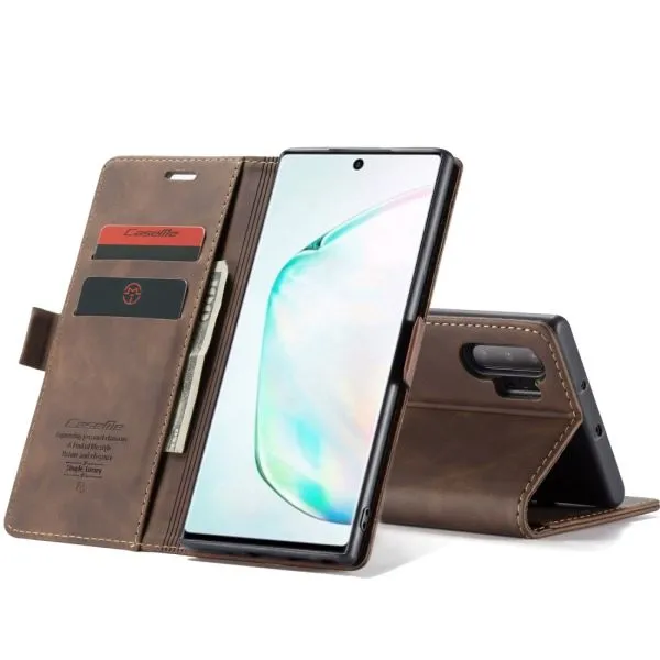 Pouzdro na Samsung Galaxy Note 10 Plus CASEME hnědé