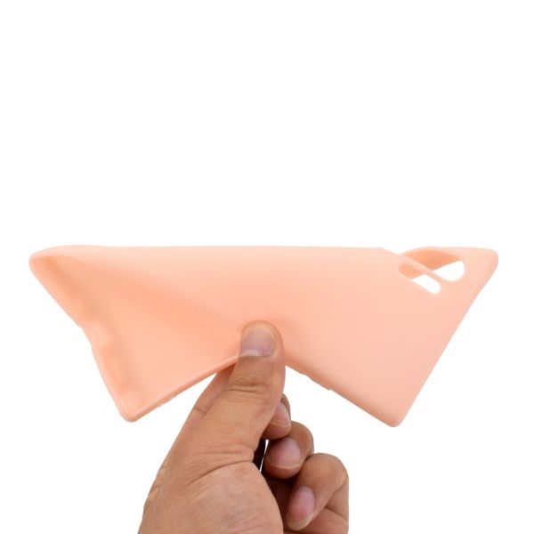 Kryt na Samsung Galaxy Note 10 Plus Silikonový růžový