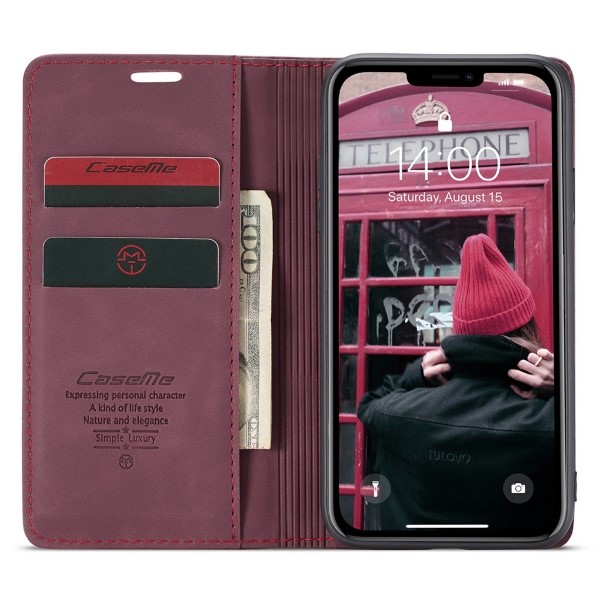 Pouzdro pro iPhone 11 CASEME červené