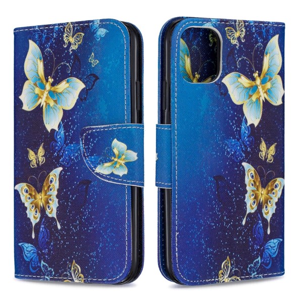 Pouzdro pro iPhone 11 Motýl zlaté