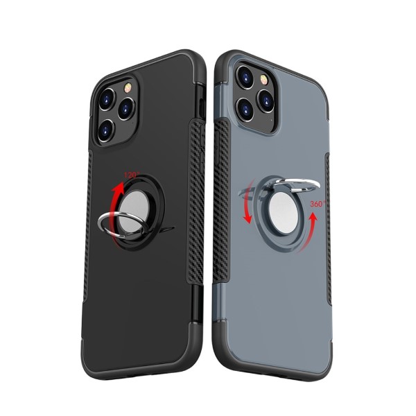 Kryt na iPhone 12 / 12 Pro odolný Magnetic finger červený