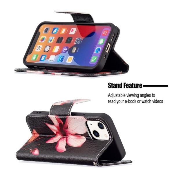 Pouzdro pro iPhone 13 Kytky černé