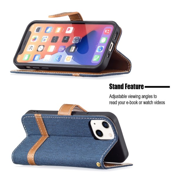 Pouzdro pro iPhone 13 Jeans modré