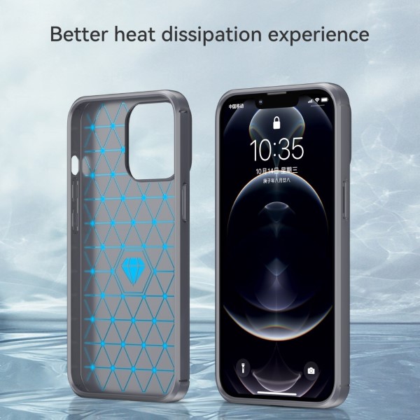 Kryt na iPhone 13 Pro Carbon šedý