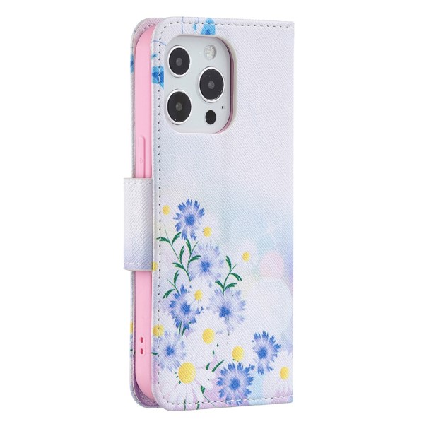 Pouzdro pro iPhone 13 Pro Motýl bílé