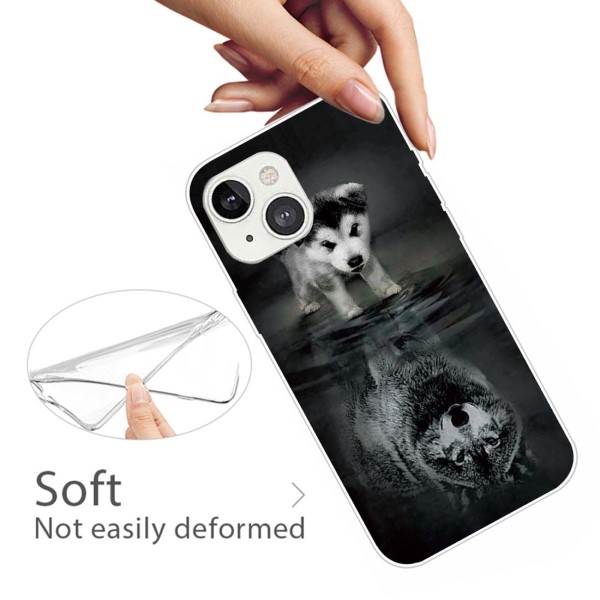 Kryt na iPhone 14 Štěně