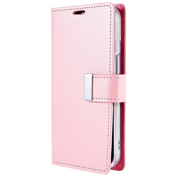 MERCURY iPhone 14 pouzdro RICH DIARY světle růžové