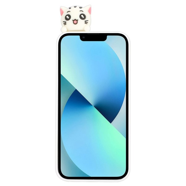 Kryt iPhone 14 3D kotě
