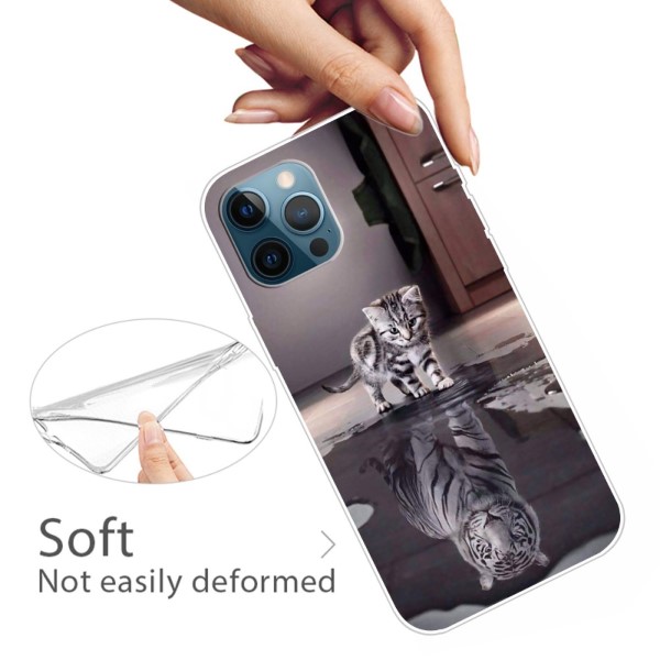 Kryt na iPhone 13 Pro Kotě šedé