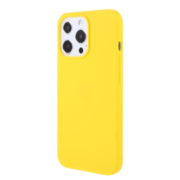 Kryt na iPhone 13 Pro gumový žlutý
