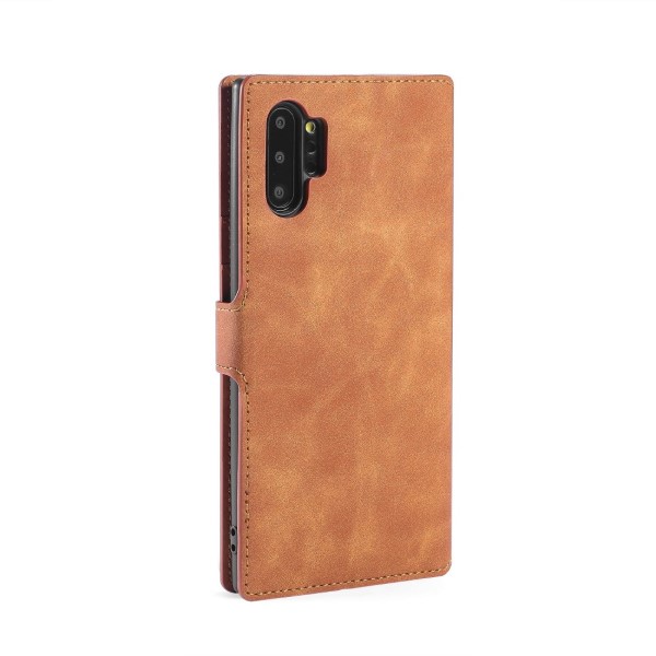 Pouzdro DG.MING na Samsung Galaxy Note 10 Plus Retro hnědé