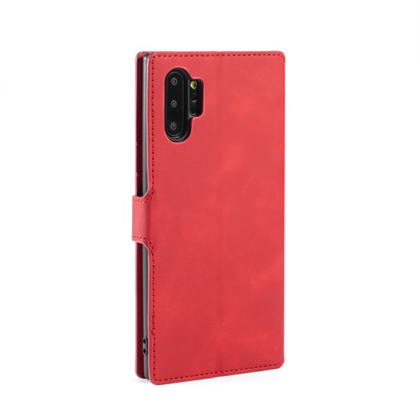 Pouzdro DG.MING na Samsung Galaxy Note 10 Plus Retro červené