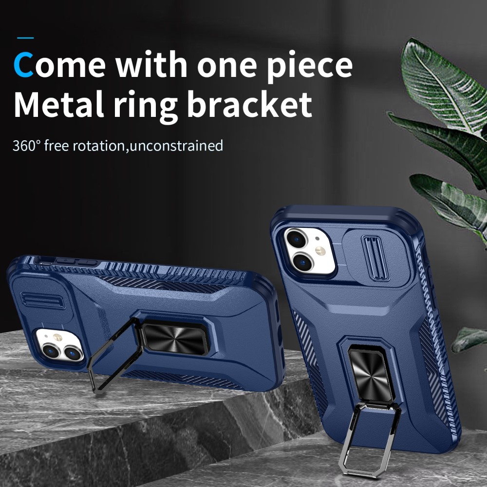 Kryt na iPhone 11 s krytkou na fotoaparát modrý