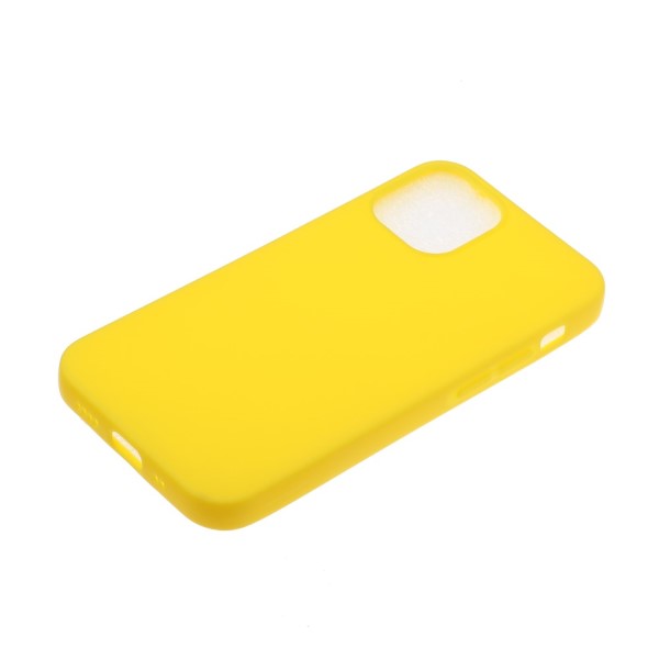 Kryt na iPhone 12 Mini gumový žlutý