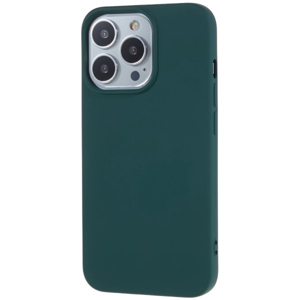 Kryt na iPhone 12 Pro Max gumový tmavě zelený