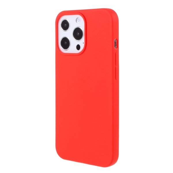 Kryt na iPhone 13 Pro Max gumový červený