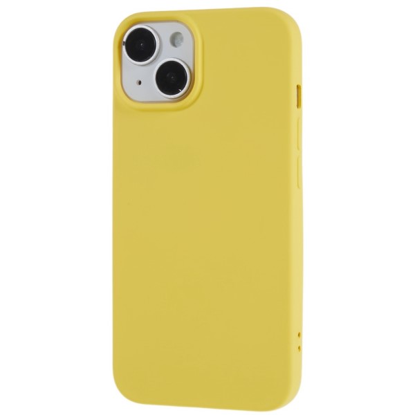 Kryt na iPhone 14 Plus gumový žlutý