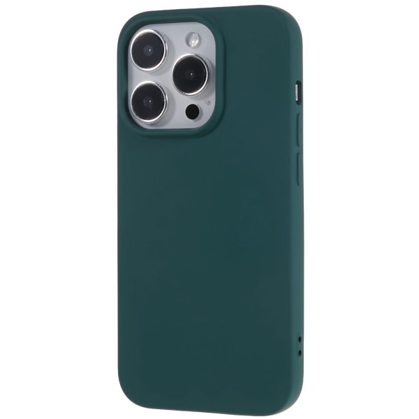 Kryt na iPhone 14 Pro Max gumový tmavě zelený