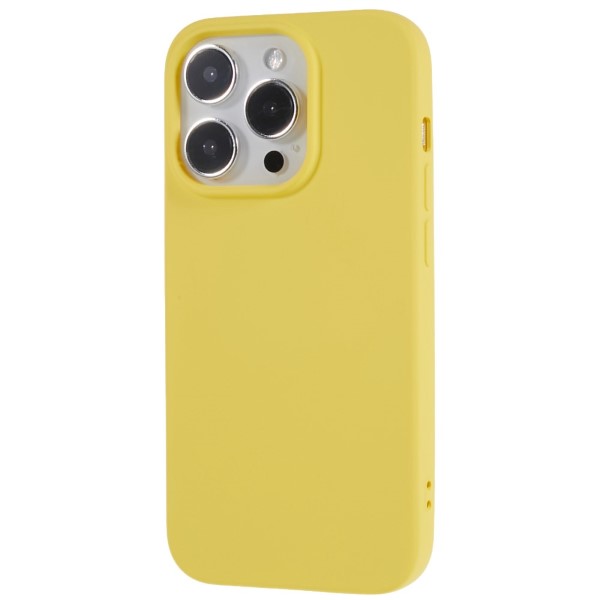 Kryt na iPhone 14 Pro Max gumový žlutý