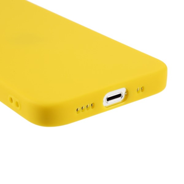 Kryt na iPhone 13 Mini gumový Premium žlutý