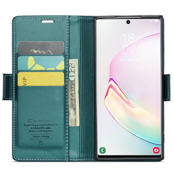 Pouzdro na Samsung Galaxy Note 10 Plus CASEME smooth zelené