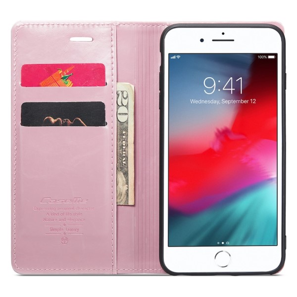 Pouzdro na iPhone 7 Plus / 8 Plus Retro waxy růžové