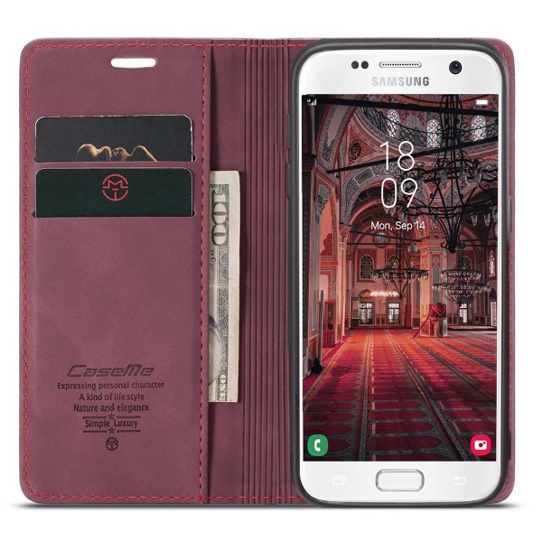 Pouzdro na Samsung Galaxy S7 CASEME červené