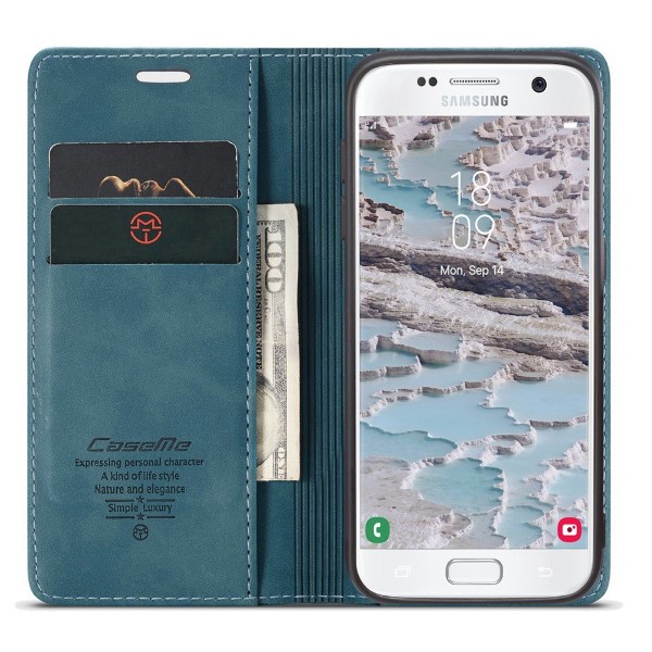 Pouzdro na Samsung Galaxy S7 Edge CASEME modré