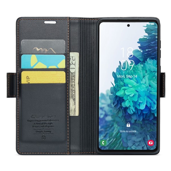 Pouzdro na Samsung Galaxy S20 FE CASEME smooth černé