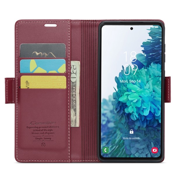 Pouzdro na Samsung Galaxy S20 FE CASEME smooth červené