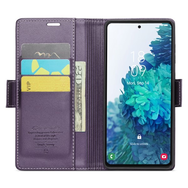Pouzdro na Samsung Galaxy S20 FE CASEME smooth fialové