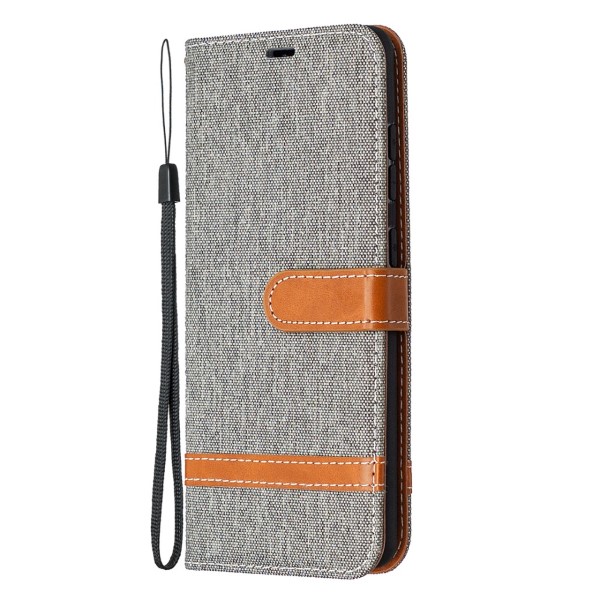 Pouzdro na Samsung Galaxy S20 FE Jeans šedé