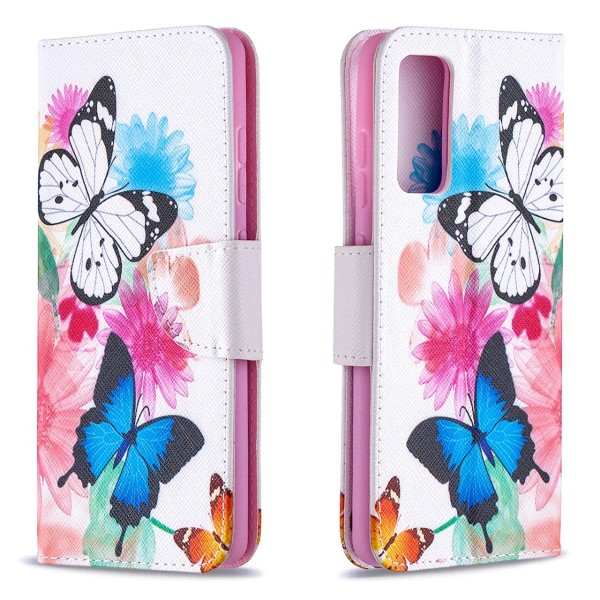 Pouzdro na Samsung Galaxy S20 FE Motýl bílé