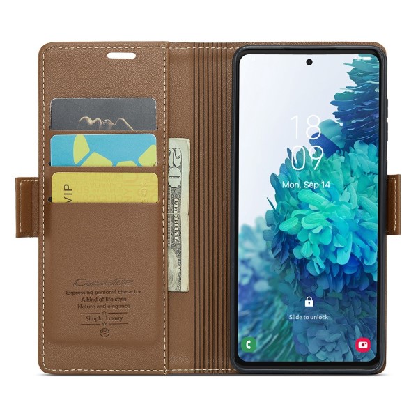 Pouzdro na Samsung Galaxy S20 CASEME smooth hnědé