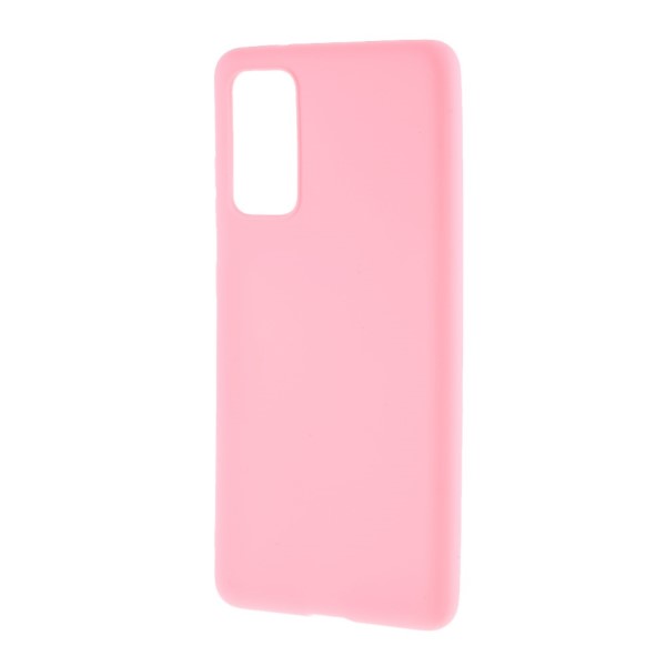 Kryt na Samsung Galaxy S20 Silikonový růžový