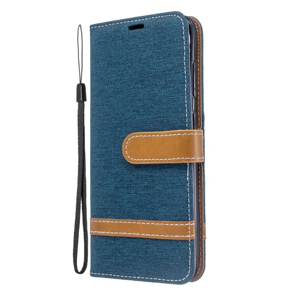 Pouzdro na Samsung Galaxy S20 Jeans modré