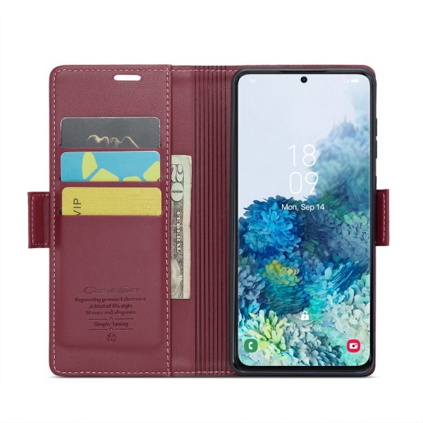 Pouzdro na Samsung Galaxy S20 Plus CASEME smooth červené