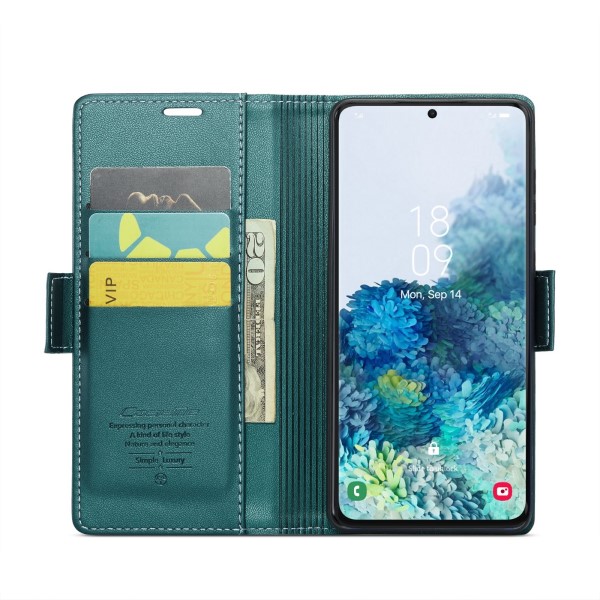 Pouzdro na Samsung Galaxy S20 Plus CASEME smooth zelené