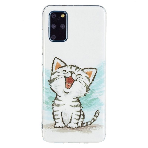 Kryt na Samsung Galaxy S20 Plus svítící Kotě